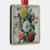 Dahlia Metalen Ornament (Rechts)