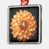 Dahlia Metalen Ornament (Links)