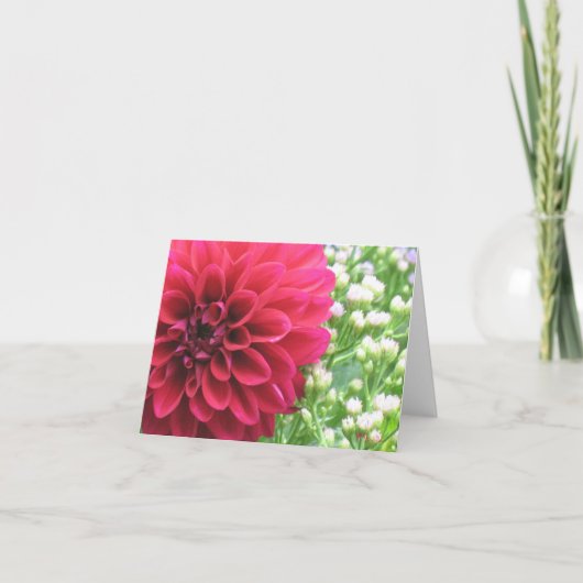 Dahlia Note Cards Kaart (Voorkant)