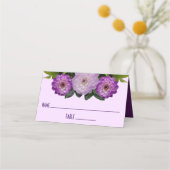 Dahlia Paarse Lavender Lila Floral Wedding (Achterkant)