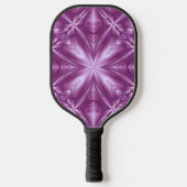 Dahlia Paarse Milky White Clouds Abstract Patroon Pickleball Paddle (Voorkant)