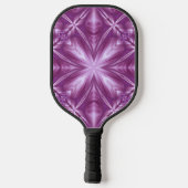 Dahlia Paarse Milky White Clouds Abstract Patroon Pickleball Paddle (Achterkant)