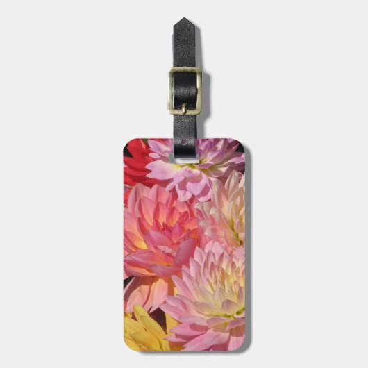 Dahlia Petals Bagagelabel