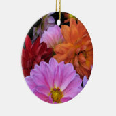 Dahlia Petals kerstversier Keramisch Ornament (Rechts)