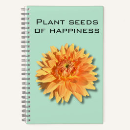 Dahlia Plant Seeds of Happiness Notitieboek