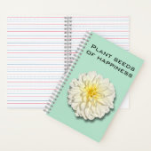 Dahlia Plante semences du Carnet du bonheur (À l'intérieur)