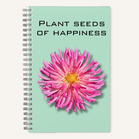 Dahlia Plante semences du Carnet du bonheur (Recto)