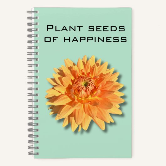 Dahlia Plante semences du Carnet du bonheur (Recto)