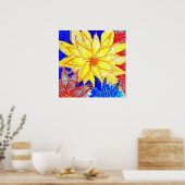 Dahlia Poster (Keuken)
