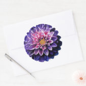 Dahlia Ronde Sticker (Envelop)