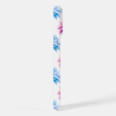 Dahlia Rose, Dahla Bleue, Motif Floral, Fleurs (Côté droit)