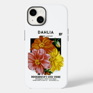 Dahlia  Seed Packet Hoesje-Mate iPhone Case