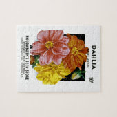 Dahlia  Seed Packet Legpuzzel (Horizontaal)