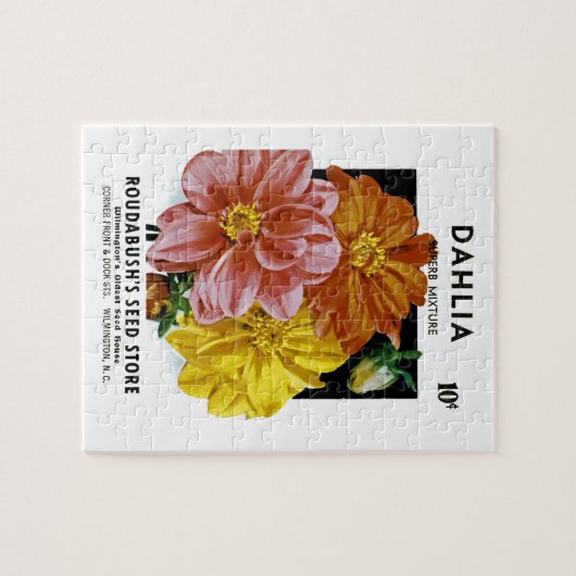 Dahlia  Seed Packet Legpuzzel (Horizontaal)