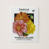 Dahlia Seed Packet Legpuzzel (Verticaal)