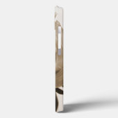 dahlia sepia print Case-Mate iPhone case (Achterkant / Links)