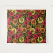 Dahlia tuin wandkleed (Voorkant (horizontaal))