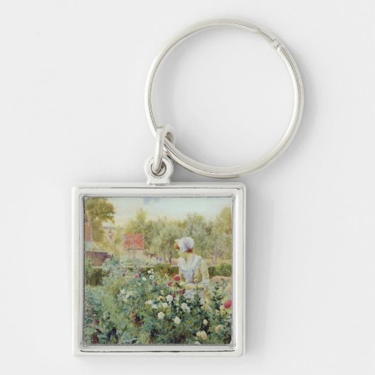 Dahlias 1896 sleutelhanger (Voorkant)