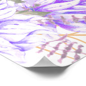 Dahlias - Amethyst Mariage Suite Tableau de sièges (Coin)