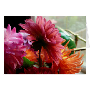 Dahlias (avec la lampe)