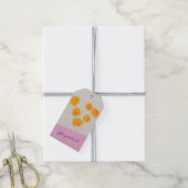 Dahlias bos design Gift Label Cadeaulabel (Met Touw)