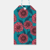 Dahlias Cadeaulabel (Achterkant)