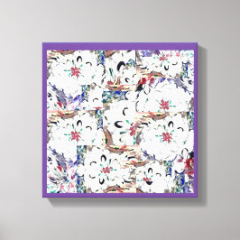 Dahlias Canvas Afdruk