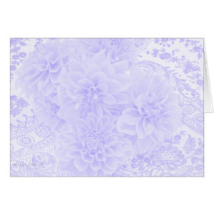 Dahlias En Carte Bleue