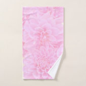 Dahlias En Rose Doux (Serviette à main)