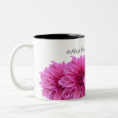 Dahlias et Mug de fleur de café (Gauche)