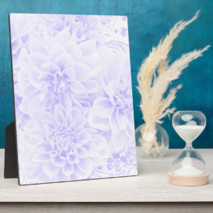 Dahlias in blauw fotoplaat