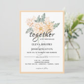 Dahlias - Marmalade Mariage Invitation (Debout devant)