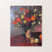Dahlias par Claude Monet Puzzle (Vertical)