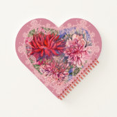 dahliesbloemen notitieboek (Achterkant)