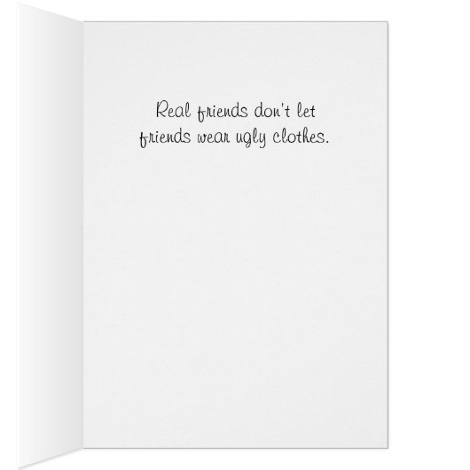 "Dahling, j'espère que vous avez gardé le reçu !" (Intérieur (Droit))