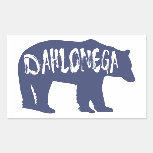 Dahlonega Georgia Beer Rechthoekige Sticker (Voorkant)
