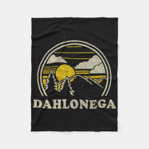 Dahlonega Georgia Ga T-shirt vintage wandelen berg Fleece Deken