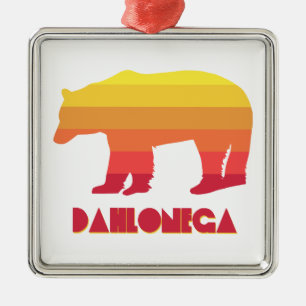 Dahlonega Georgia Regenboog Beer Metalen Ornament