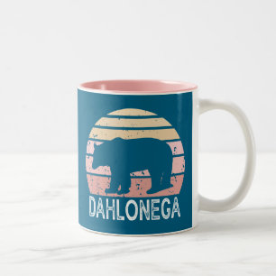 Dahlonega Georgia Retro Beer Tweekleurige Koffiemok