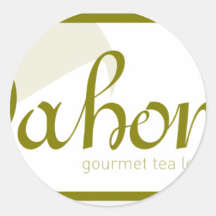 Dahon logo ronde sticker