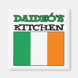 Daideo's keuken met vlag van Ierland Magneet