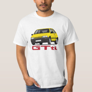 Daihatsu Charade GTti Turbo, geel met badge diy T-shirt