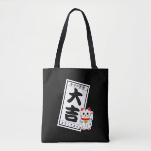 DAIKICHI (groot fortuin) en White Cat Draagtas