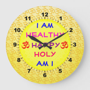 Daily Affirmation-klok Grote Klok