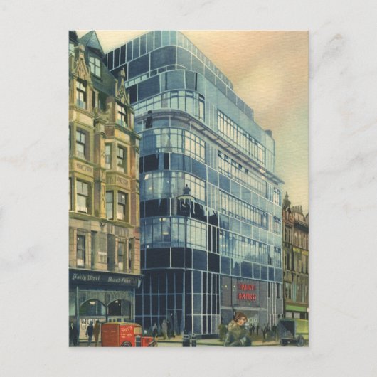 Daily Express Building op Fleet Street Briefkaart (Voorkant)