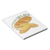 Daily Garlic Bread Notitieblok (Schuin)