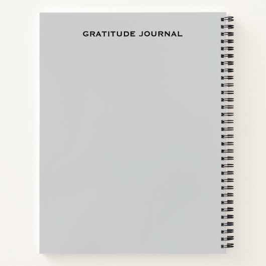 Daily Gratitude Journal | Mindful Reflection  Notitieboek (Achterkant)