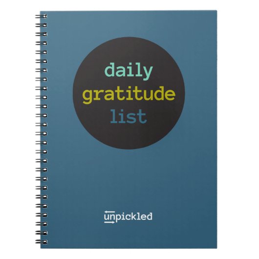 Daily Gratitude Journal Notitieboek (Voorkant)