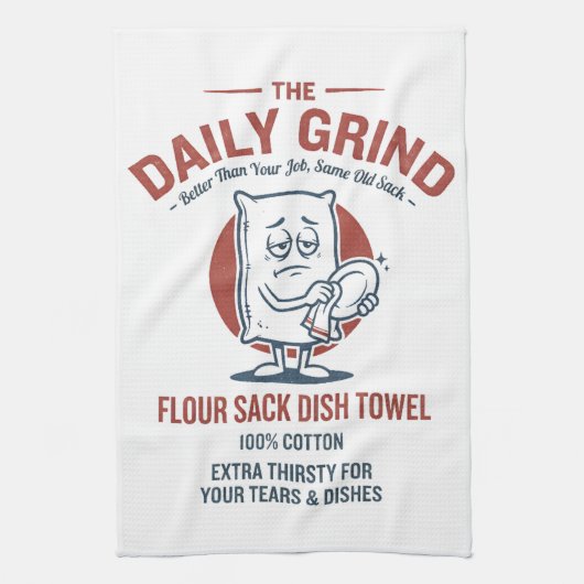 Daily Grind Kitchen Towel Theedoek (Verticaal)