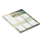 Daily Mindfulness habit tracker Dry Erase Board Notitieblok (Schuin)